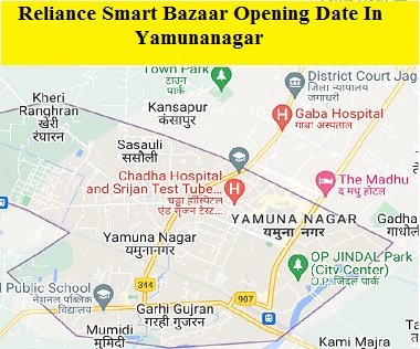 Reliance Smart Bazaar Yamunanagar Timings and Address