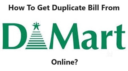 Duplicate Bill from Dmart